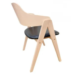 mobiliario-contract-sillon jarsy madera de hevea natural similpiel negra 4 3
